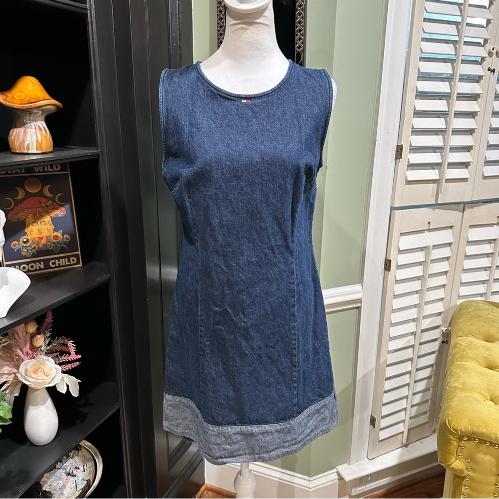 Tommy Hilfiger Denim Mini Dress (Size 10)